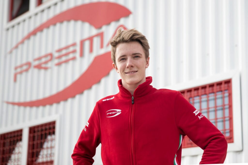 Frederik Vesti er klar til at tørne ud for italienske Prema Powerteam i den kommende sæson. Foto: © 2019 - Prema Powerteam
