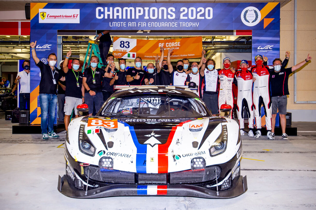 LMGTE AM FIA ENDURANCE TROPHY - #83 AF CORSE / ITA / Ferrari 488 GTE EVO - - 8 hours of Bahrain - Bahrain International Circuit - Sakhir - Bahrain