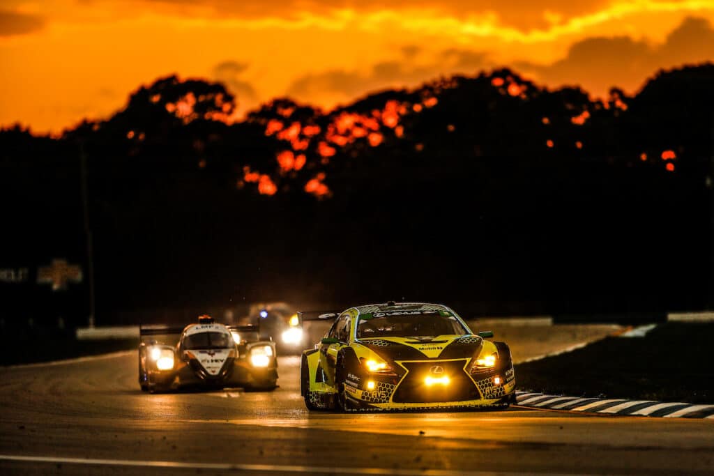 #12 AIM Vasser Sullivan Lexus RC-F GT3, GTD: Frankie Montecalvo, Townsend Bell, Michael De Quesada