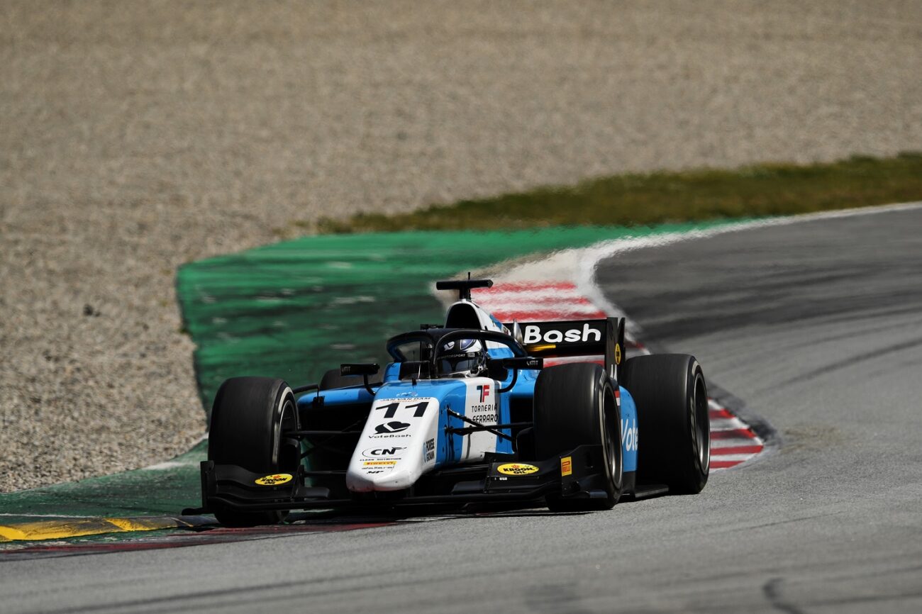 BARCELONA, SPAIN - APRIL 24: Richard Verschoor of Netherlands and MP Motorsport (11) drives during Day Two of Formula 2 Testing at Circuit de Barcelona-Catalunya on April 24, 2021 in Barcelona, Spain. (Photo by David Ramos - Formula 1/Formula Motorsport Limited via Getty Images)