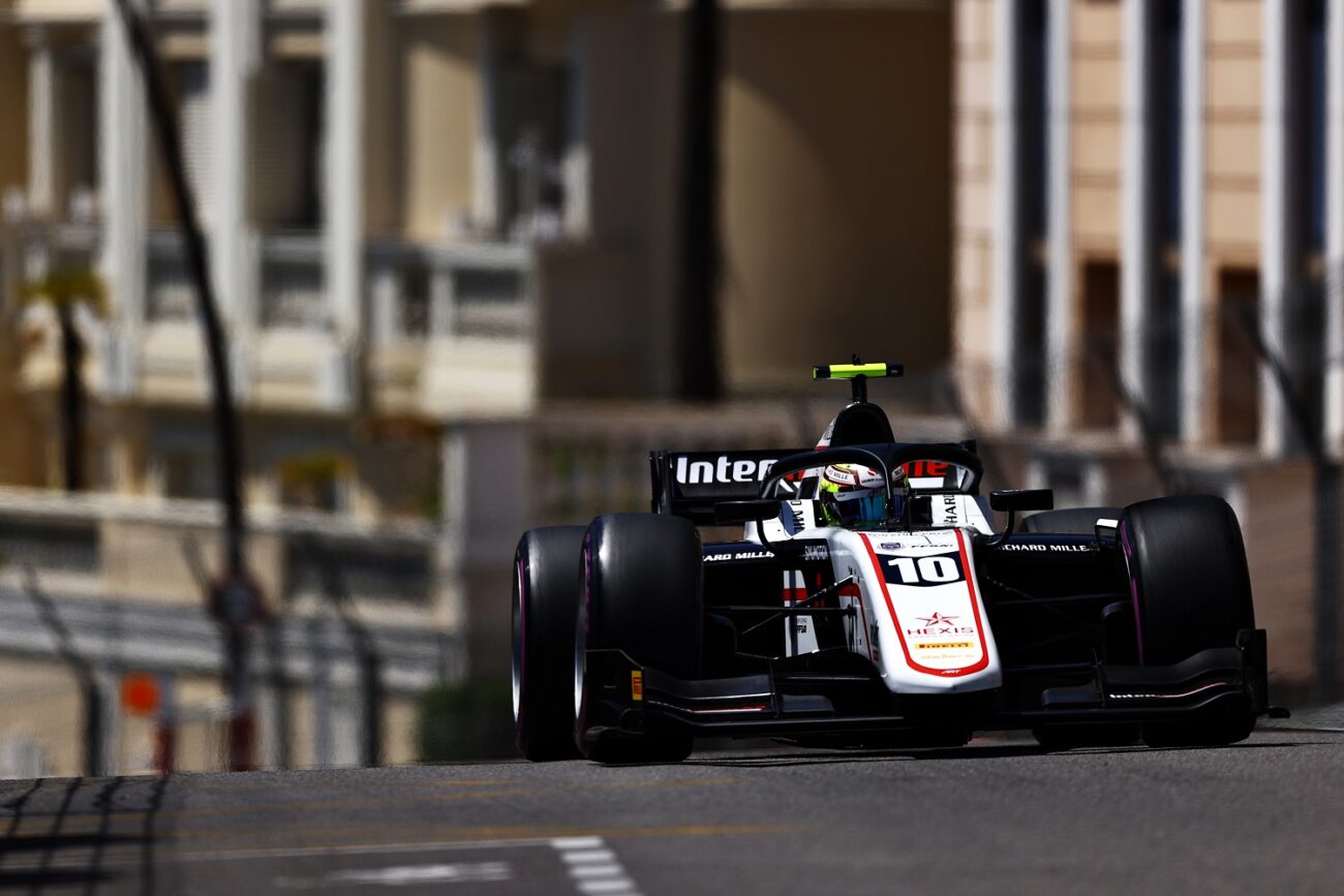 MONTE-CARLO, MONACO - MAY 20: Theo Pourchaire of France and ART Grand Prix (10) drives during qualifying for Round 2:Monte Carlo of the Formula 2 Championship at Circuit de Monaco on May 20, 2021 in Monte-Carlo, Monaco. (Photo by Bryn Lennon/Getty Images)