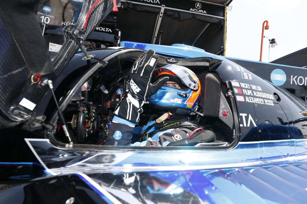 #10: Konica Minolta Acura ARX-05 Acura DPi, DPi: Ricky Taylor, pole sitter, pole