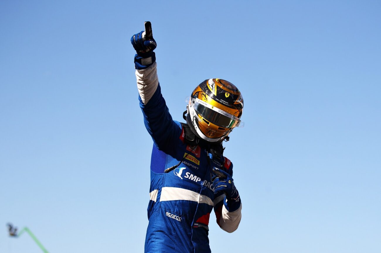 NORTHAMPTON, ENGLAND - JULY 17: <> during sprint race 1 of Round 4:Silverstone of the Formula 2 Championship at Silverstone on July 17, 2021 in Northampton, England. (Photo by Joe Portlock - Formula 1/Formula Motorsport Limited via Getty Images)