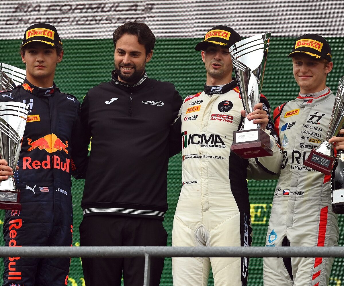 SPA, BELGIUM - AUGUST 28: <> during Round 5:Spa-Francorchamps race 1 of the Formula 3 Championship at Circuit de Spa-Francorchamps on August 28, 2021 in Spa, Belgium. (Photo by Dan Mullan/Getty Images)