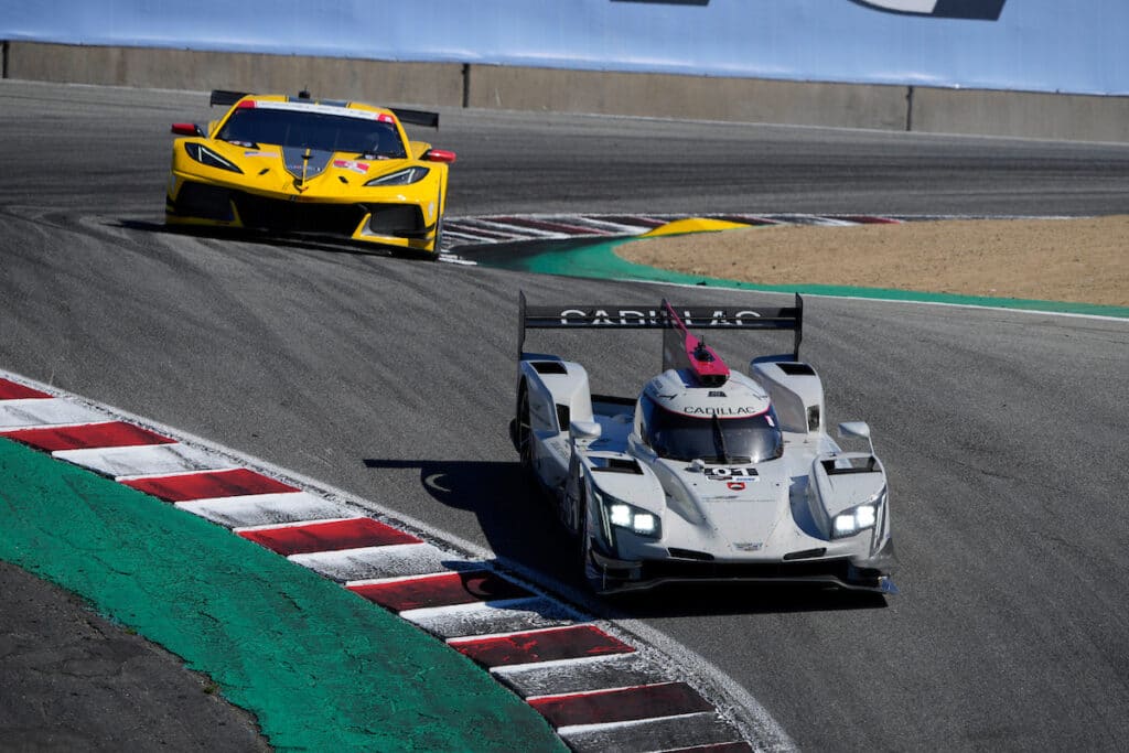 #01: Cadillac Chip Ganassi Racing Cadillac DPi, DPi: Renger van der Zande, Kevin Magnussen, #3: Corvette Racing Corvette C8.R, GTLM: Antonio Garcia, Jordan Taylor