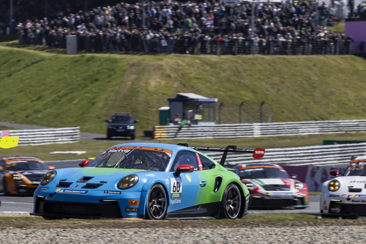 Porsche 911 GT3 Cup, Alexander Hartvig (DK), Allied-Racing (#60), Porsche Sixt Carrera Cup Deutschland 2024, Oschersleben (D)