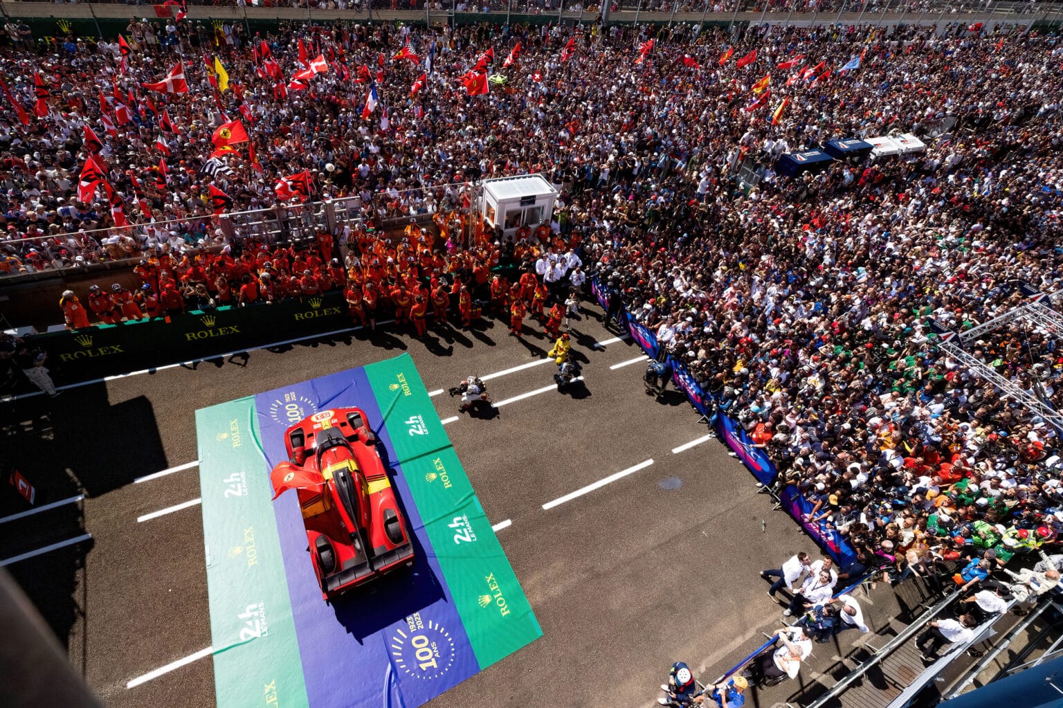 Podium 24 Hours of Le Mans - Centenary Edition - Circuit de la Sarthe - Le Mans - France -