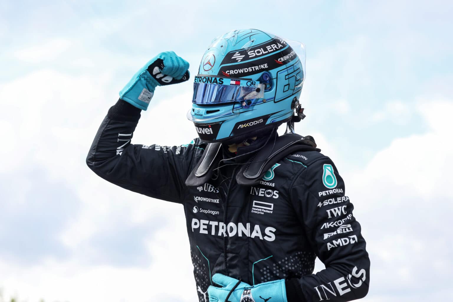 Formel 1 - Mercedes-AMG Petronas Motorsport, Großer Preis von Kanada 2024. George Russell 

Formula One - Mercedes-AMG Petronas Motorsport, Kanada GP 2024. George Russell