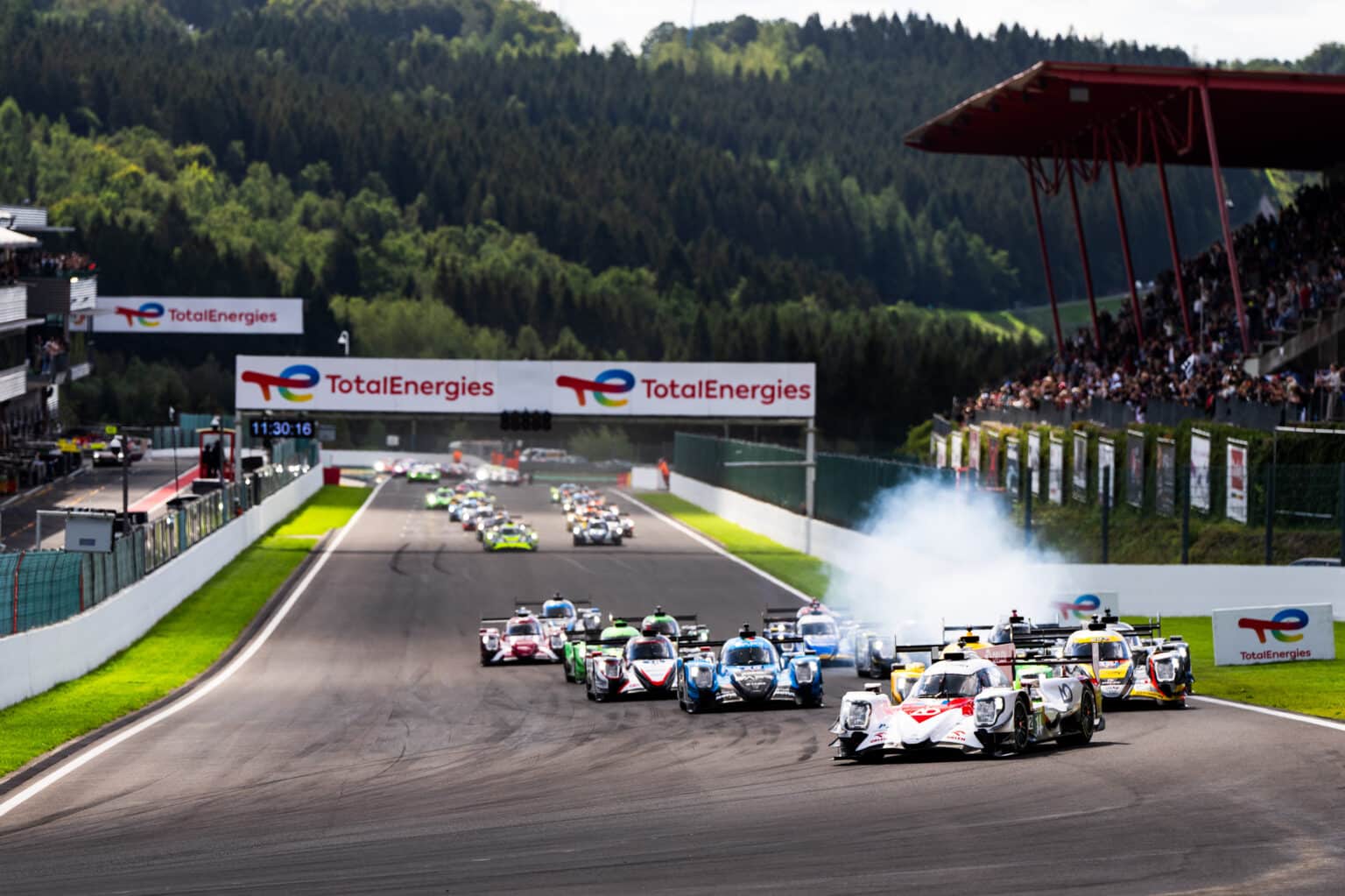 Race Start - European Le Mans Series - 4h of Spa Francorchmps - Circuit de Spa Francorchamps - Belgium -