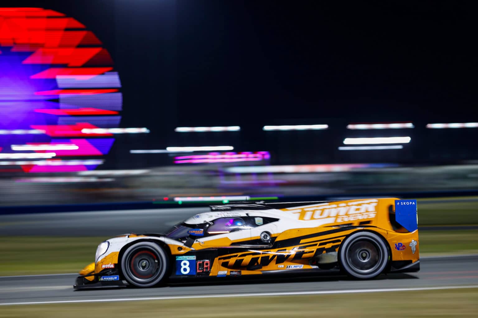 #8: Tower Motorsports, ORECA LMP2 07, LMP2: John Farano, Sebastian Alvarez, Sebastien Bourdais, Job Van Uitert