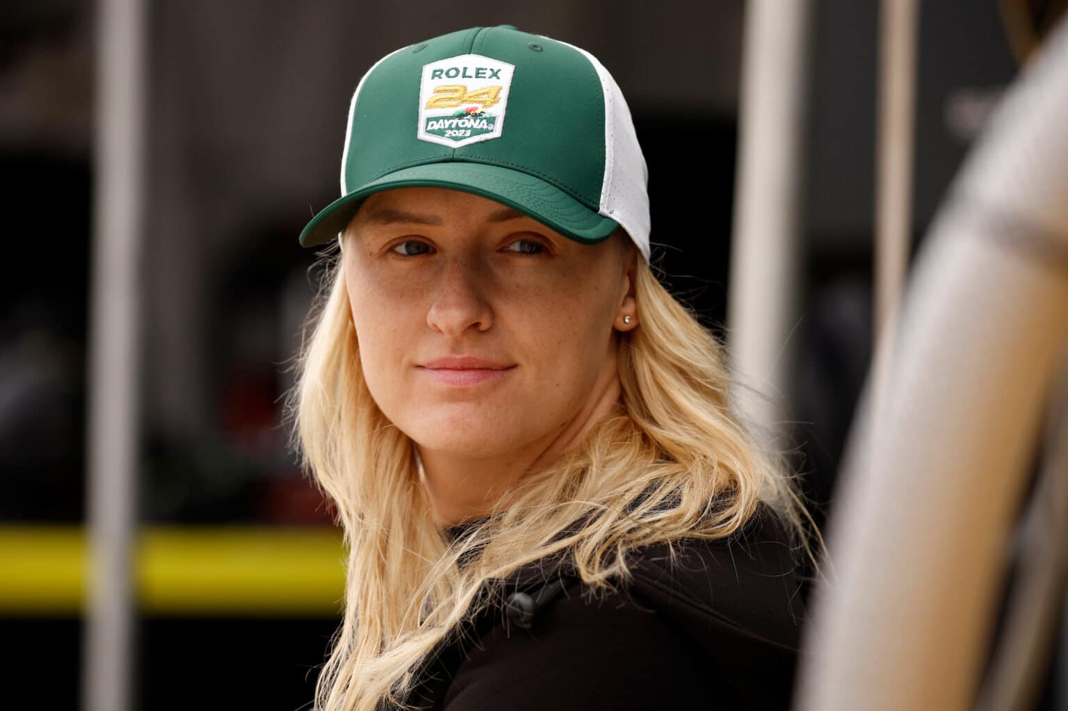 #83: Iron Dames, Lamborghini Huracan GT3 EVO2, GTD: Michelle Gatting. Foto: IMSA/Michael L. Levitt