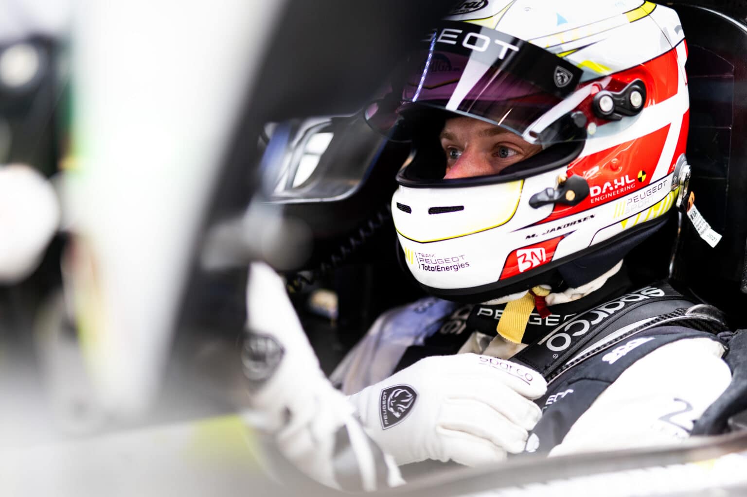 JAKOBSEN Malthe (dnk), Peugeot TotalEnergies, Peugeot 9X8 #94, Hypercar, portrait during the Prologue of the 2025 FIA World Endurance Championship, from February 21 to 22, 2025 on the Losail International Circuit in Lusail, Qatar - Photo Joao Filipe / DPPI