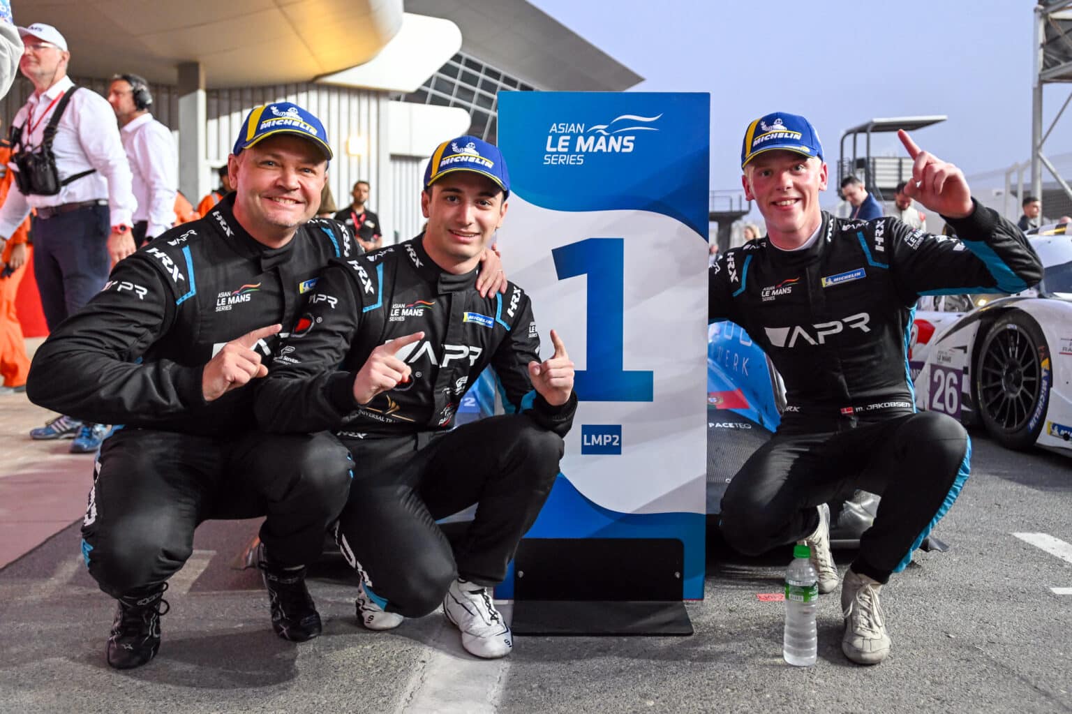 Malthe Jakobsen og Michael Jensen. Foto: Algarve Pro Racing