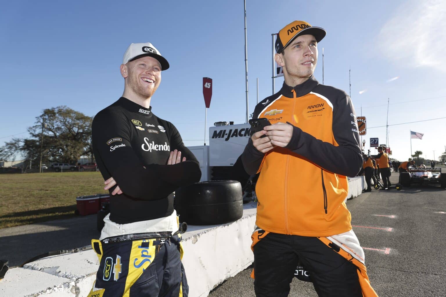 Christian Rasmussen and Christian Lundgaard. Foto: Penske Entertainment / Chris Owens