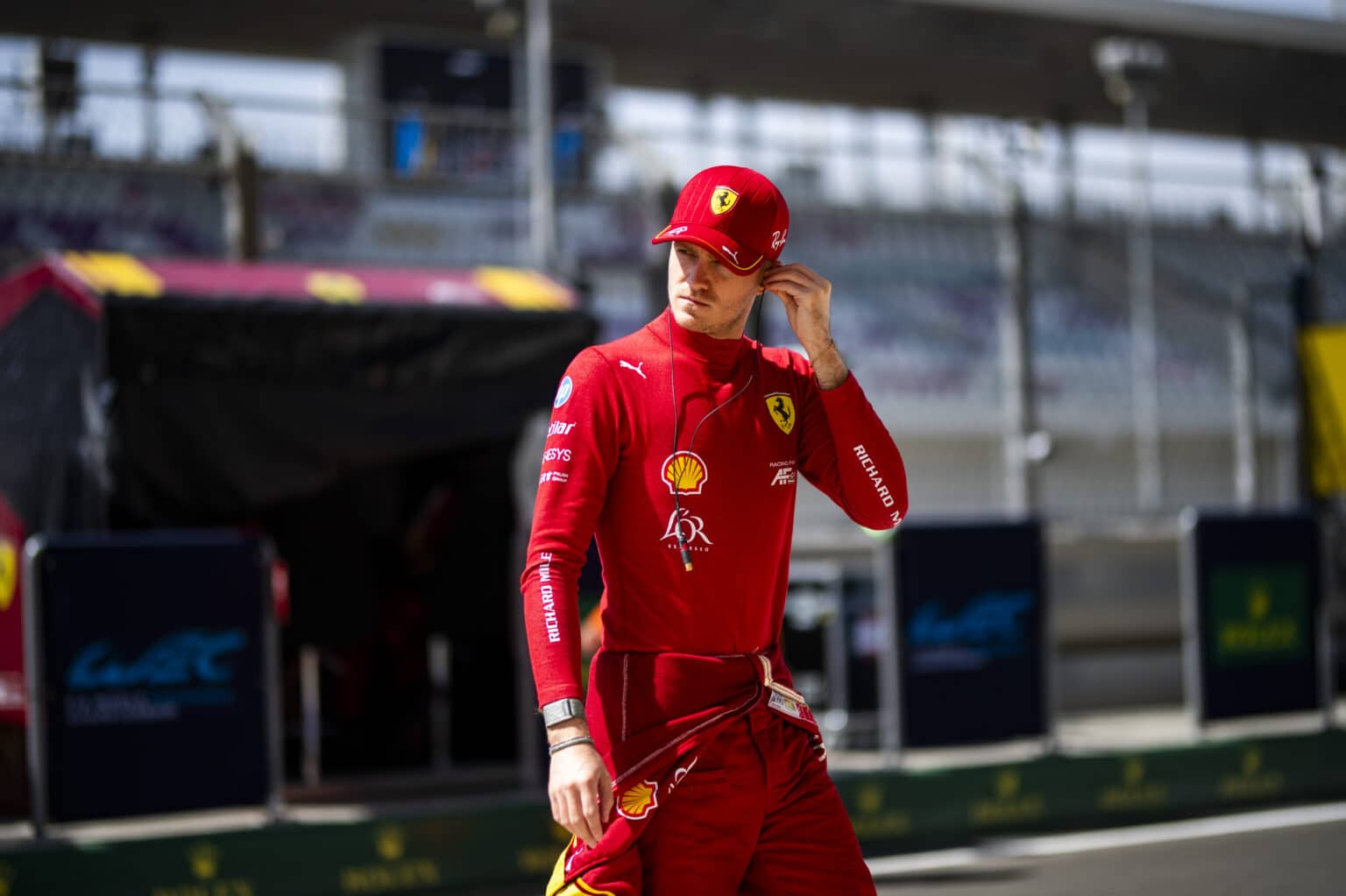 NIELSEN Nicklas (dnk), Ferrari AF Corse, Ferrari 499P #50, Hypercar, portrait, pitlane, during the Prologue of the 2025 FIA World Endurance Championship, from February 21 to 22, 2025 on the Losail International Circuit in Lusail, Qatar - Photo Fabrizio Boldoni / DPPI