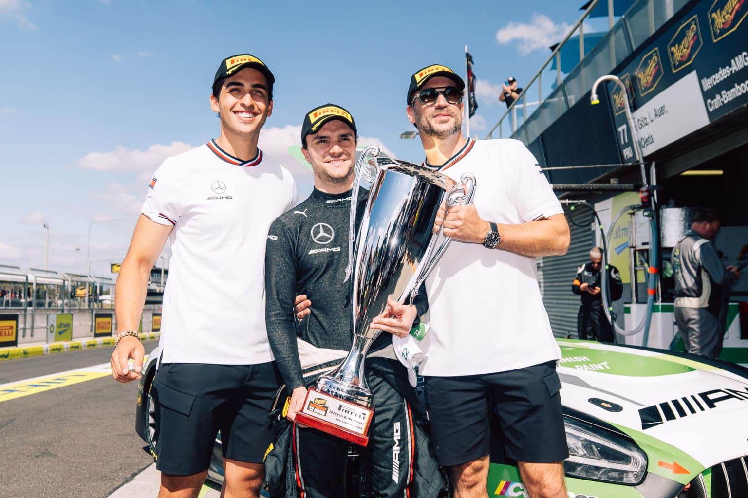 12h Bathurst 2025 -  Meguiar’s Bathurst 12 Hour - Intercontinental GT Challenge Round 1 - Foto: Gruppe C Photography; #77 Mercedes-AMG GT3, Mercedes-AMG Team Craft-Bamboo Racing: Maximilian Götz, Lucas Auer, Jayden Ojeda
