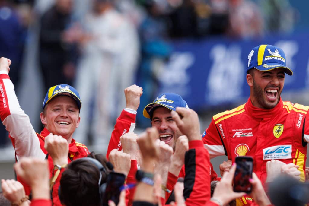 Nicklas Nielsen, Miguel Molina, Antonio Fuoco, Ferrari, Le Mans 2024