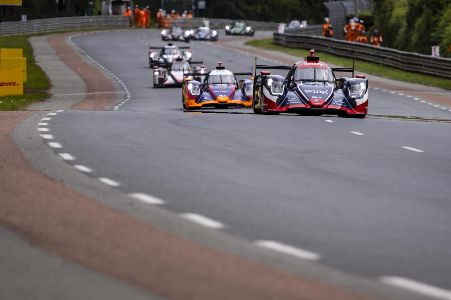 22 JARVIS Oliver (gbr), GARG Bijoy (usa), SIEGEL Nolan (usa), United Autosports, Oreca 07 - Gibson #22, LMP2, action during the 2024 24 Hours of Le Mans, 4th round of the 2024 FIA World Endurance Championship, on the Circuit des 24 Heures du Mans, from June 15 to 16, 2024 in Le Mans, France - Photo Julien Delfosse / DPPI