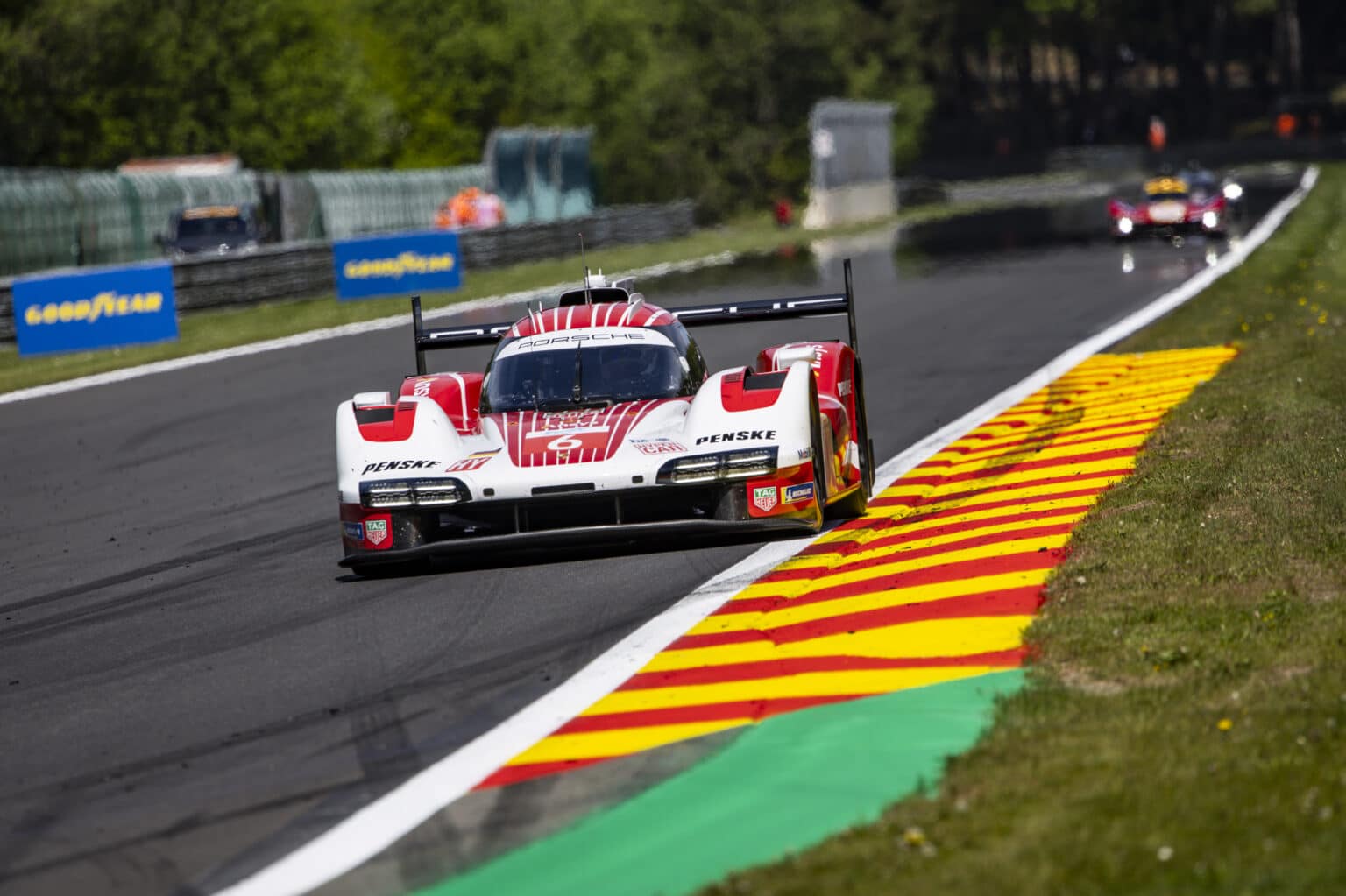 06 ESTRE Kévin (fra), VANTHOOR Laurens (bel), WEHRLEIN Pascal (ger), Porsche Penske Motorsport, Porsche 963 #06, Hypercar, action during the TotalEnergies 6 Hours of Spa-Francorchamps 2025, 3rd round of the 2025 FIA World Endurance Championship, from May 8 to 10, 2025 on the Circuit de Spa-Francorchamps in Stavelot, Belgium - Photo Julien Delfosse / DPPI