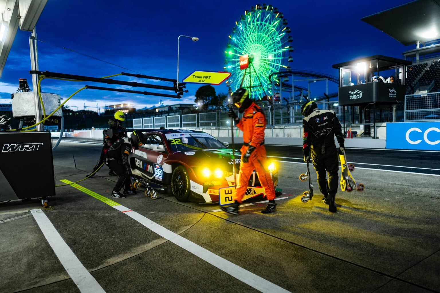 49th SUZUKA 1000km - Intercontinental GT Challenge Round 4 - Foto: Gruppe C Photography; #32 BMW M4 GT3 EVO, Team WRT: Raffaele Marciello, Kelvin van der Linde, Charles Weerts