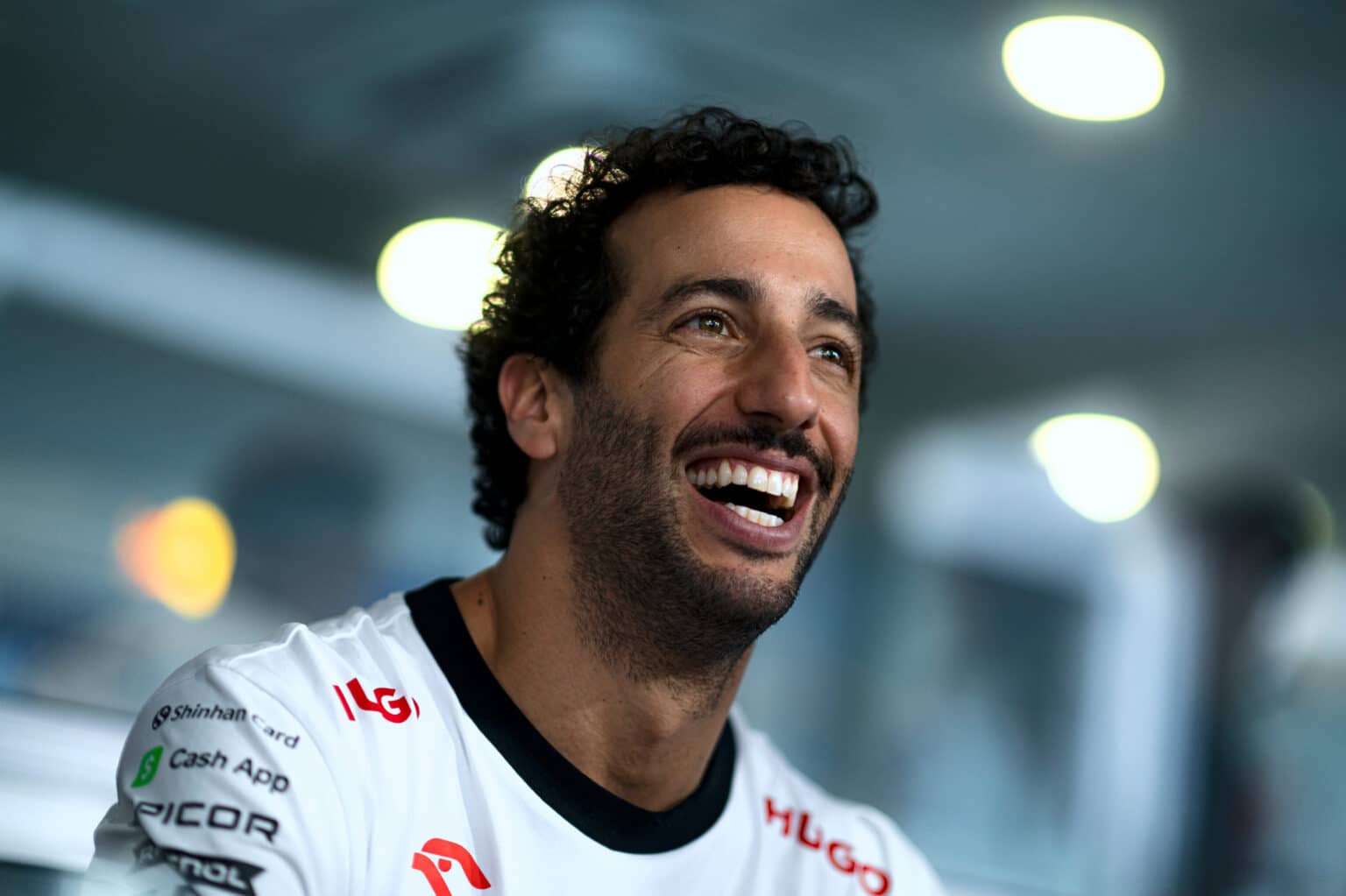 SINGAPORE, SINGAPORE - SEPTEMBER 19: Daniel Ricciardo of Australia and Visa Cash App RB looks on in the Paddock during previews ahead of the F1 Grand Prix of Singapore at Marina Bay Street Circuit on September 19, 2024 in Singapore, Singapore. (Photo by Rudy Carezzevoli/Getty Images) // Getty Images / Red Bull Content Pool // SI202409190216 // Usage for editorial use only //