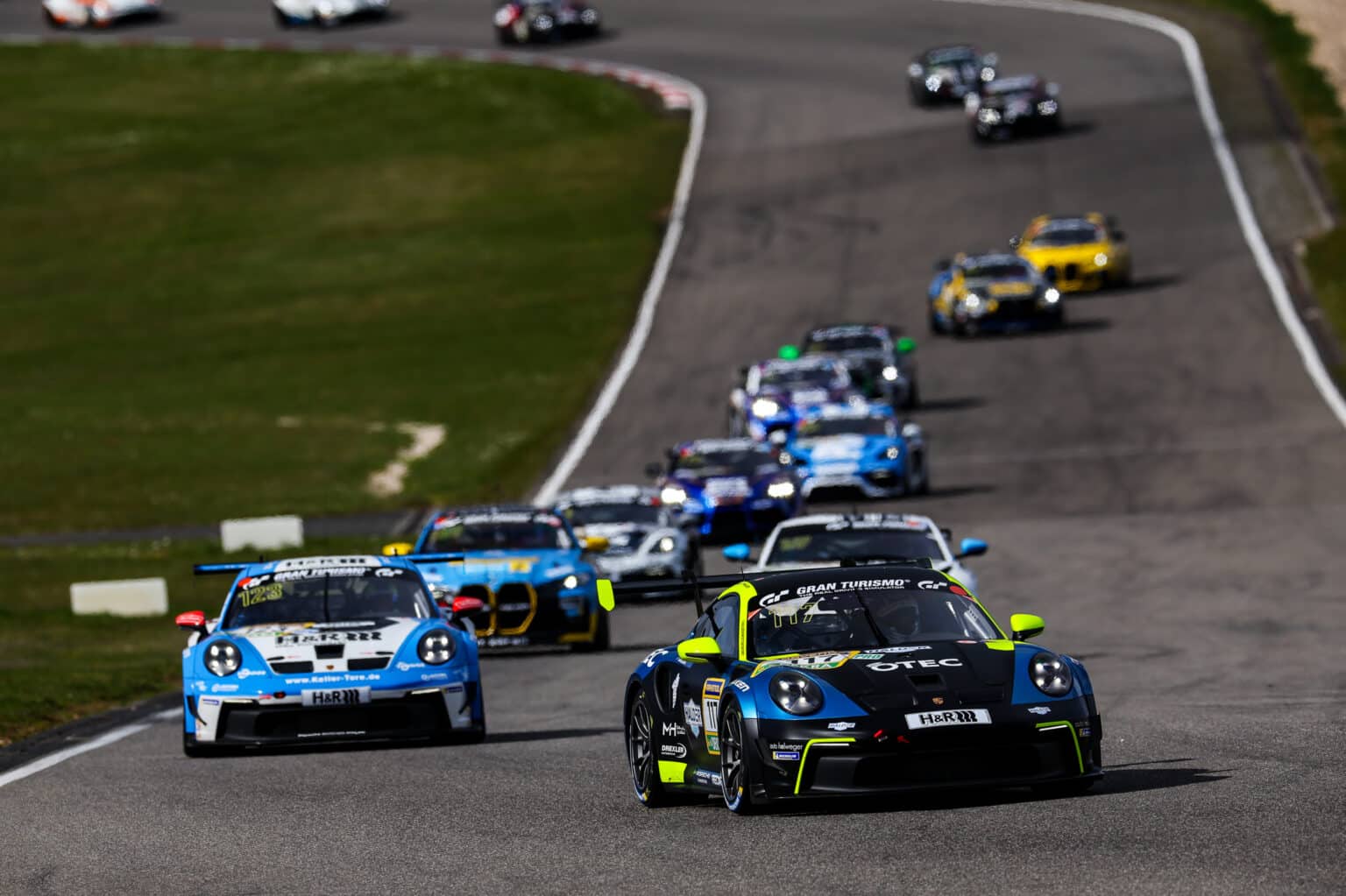 ADAC Nürburgring Langstrecken-Serie 2024, 64. ADAC ACAS Cup (2024-04-06): #117 - Mike Halder, Michelle Halder (Halder Motorsport) - Porsche 911 GT3 Cup (CUP2). Foto: Jan Brucke/VLN