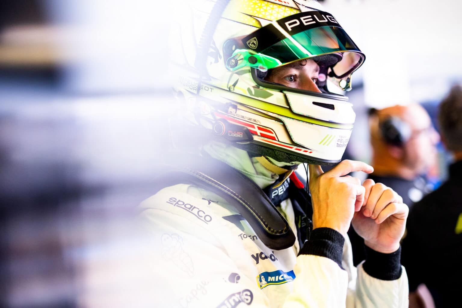 JENSEN Mikkel (dnk), Peugeot TotalEnergies, Peugeot 9X8 #93, Hypercar, portrait during the Test Day of the 24 Hours of Le Mans 2025, 4th round of the 2025 FIA World Endurance Championship, on June 8, 2025 on the Circuit des 24 Heures du Mans in Le Mans, France - Photo Joao Filipe / DPPI / Team Peugeot TotalEnergies