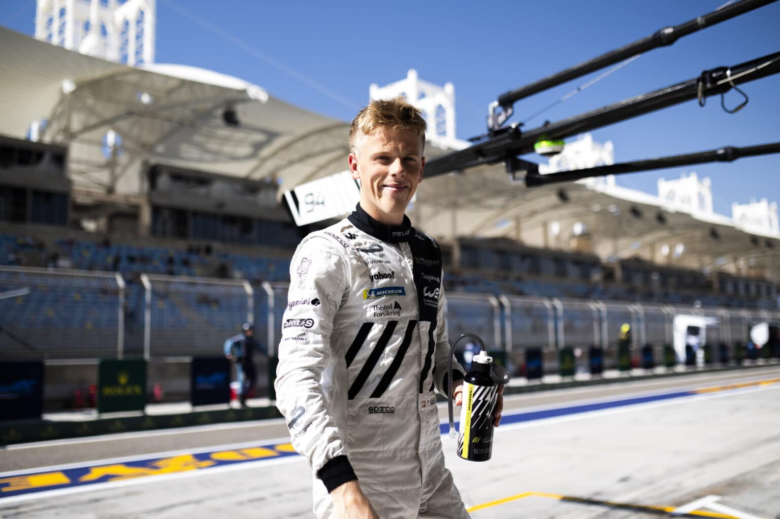 JAKOBSEN Malthe (dnk), Peugeot TotalEnergies, Peugeot 9X8 #94, Hypercar, portrait during the 8 Hours of Bahrain 2025, 8th round of the 2025 FIA World Endurance Championship, from November 6 to 8, 2025 on the Bahrain International Circuit in Sakhir, Bahrain - Photo Fabrizio Boldoni / DPPI