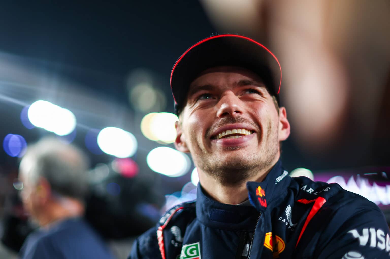 LUSAIL CITY, QATAR - NOVEMBER 30: Max Verstappen of the Netherlands and Oracle Red Bull Racing on the grid prior to the F1 Grand Prix of Qatar at Lusail International Circuit on November 30, 2025 in Lusail City, Qatar. (Photo by Mark Thompson/Getty Images) // Getty Images / Red Bull Content Pool // SI202511300373 // Usage for editorial use only //
