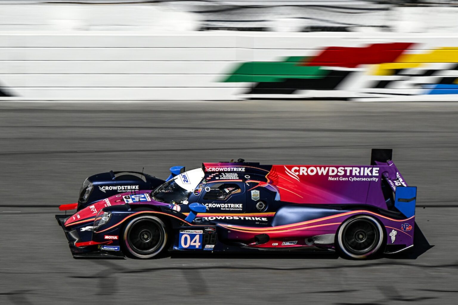 #04: Crowdstrike Racing by APR, ORECA LMP2 07, LMP2: George Kurtz, Alex Quinn, Toby Sowery, Malthe Jakobsen