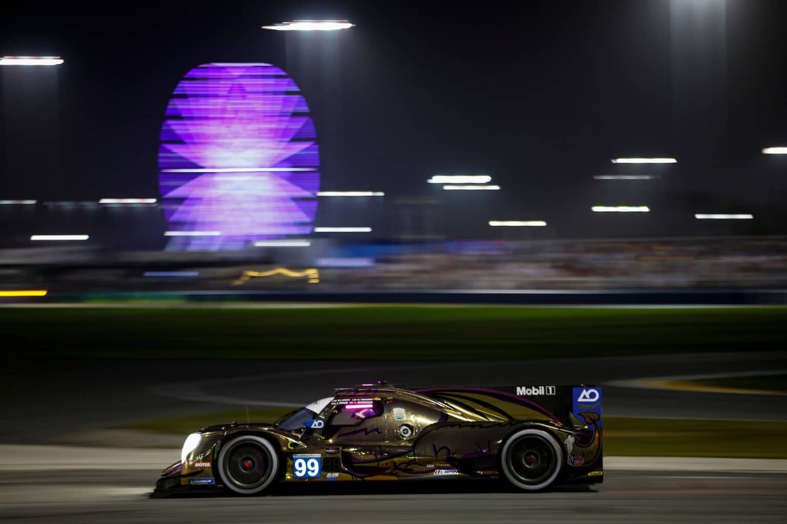 #99: AO Racing, ORECA LMP2 07, LMP2: PJ Hyett, Dane Cameron, Jonny Edgar, Christian Rasmussen