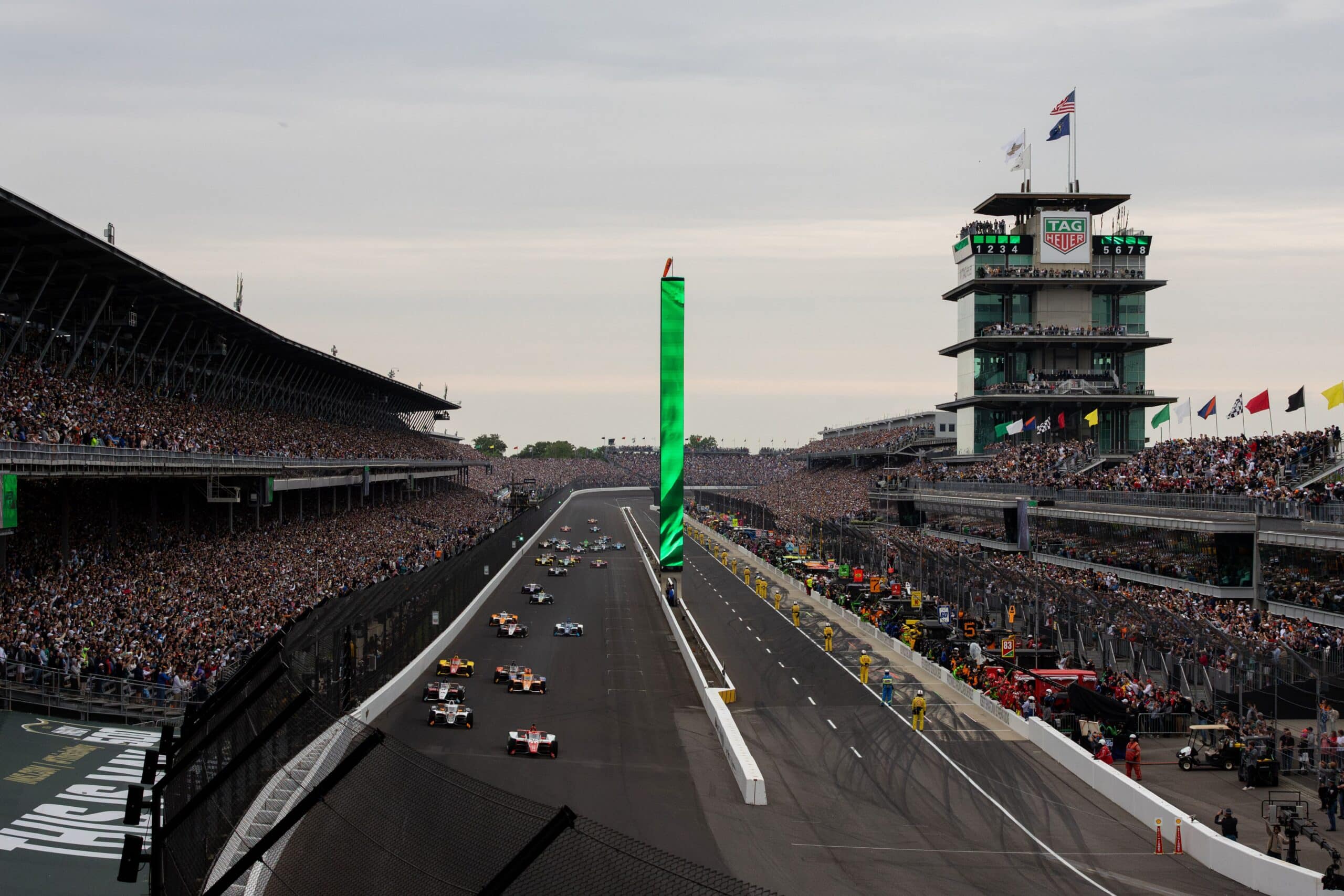 Indianapolis 500 starten i 2025.