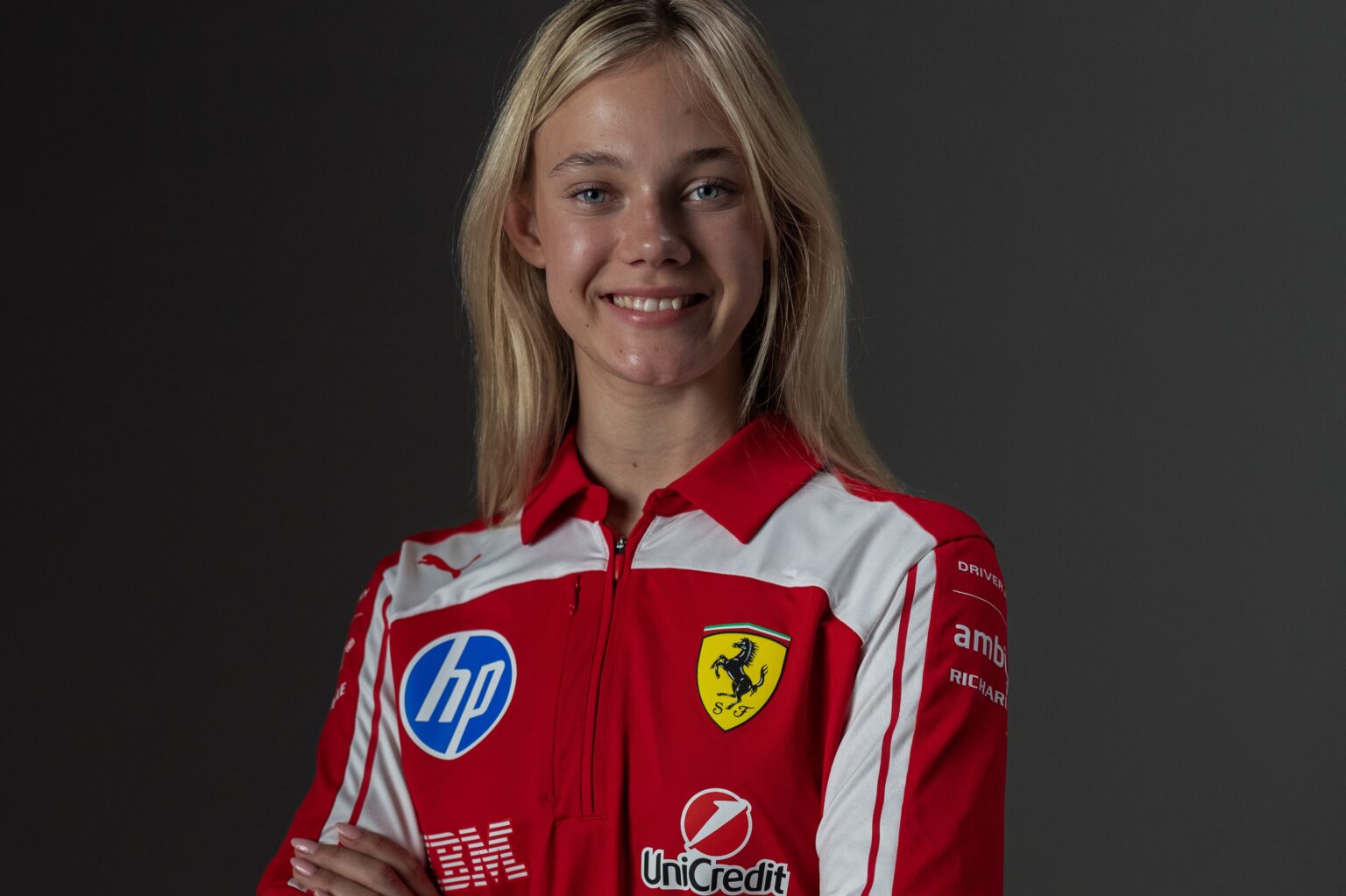 Alba Larsen. Foto: Ferrari Media