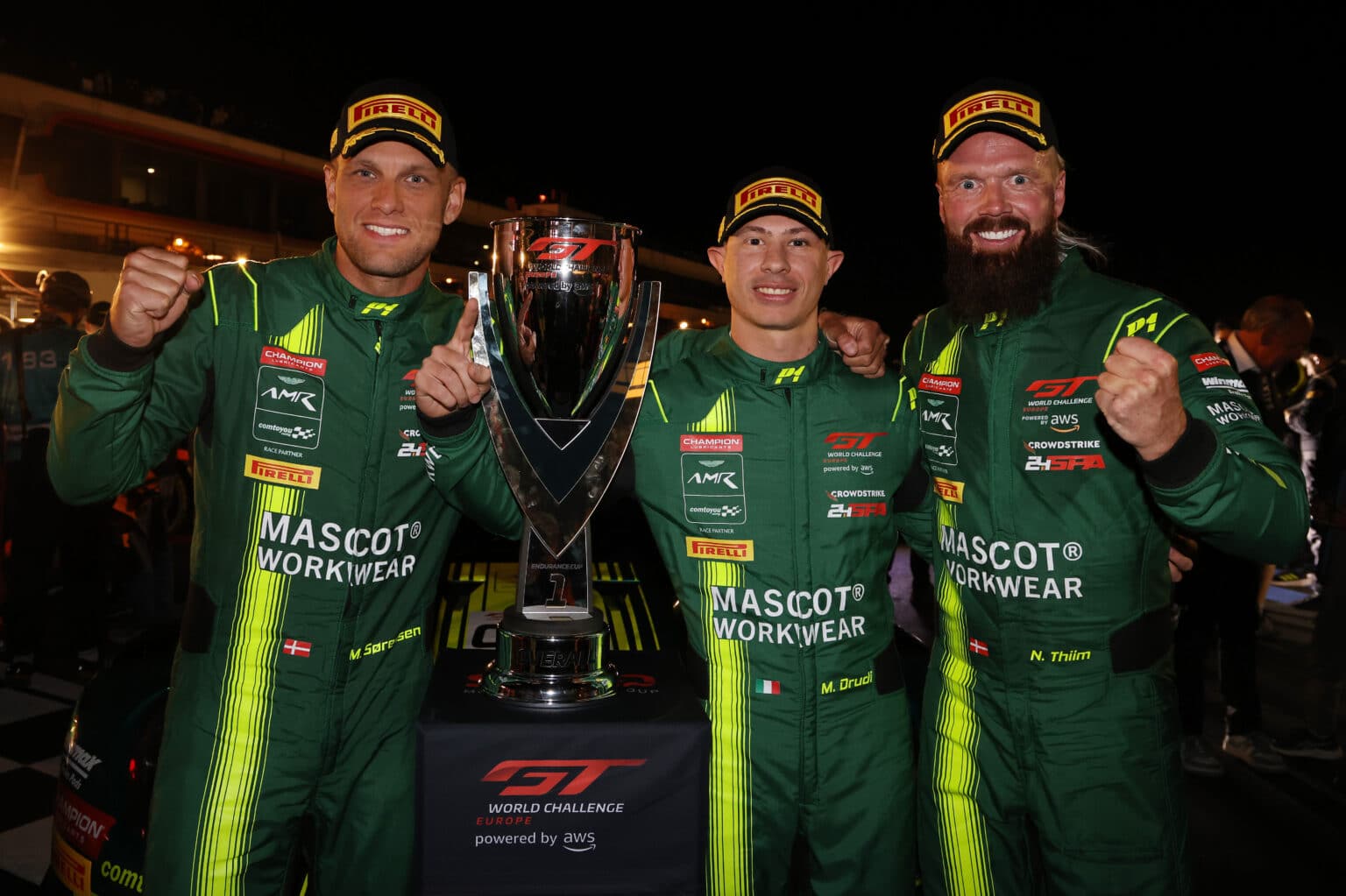 #7 - Comtoyou Racing - Mattia DRUDI/Marco SORENSEN/Nicki THIIM - Aston Martin Vantage AMR GT3 EVO