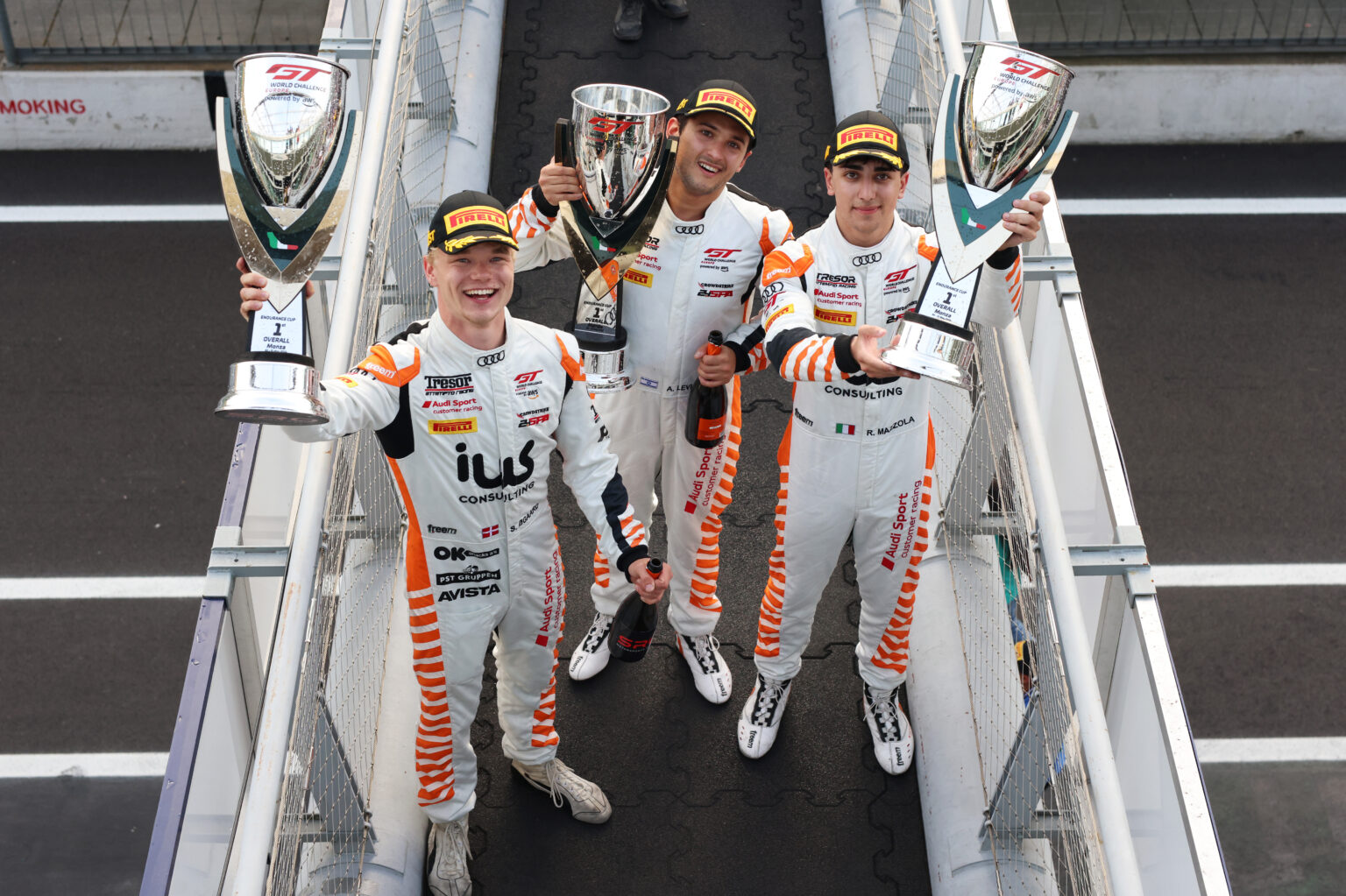 #66 - Tresor Attempto Racing - Rocco MAZZOLA - Sebastian ØGAARD - Ariel LEVI - Audi R8 LMS GT3 EVO II