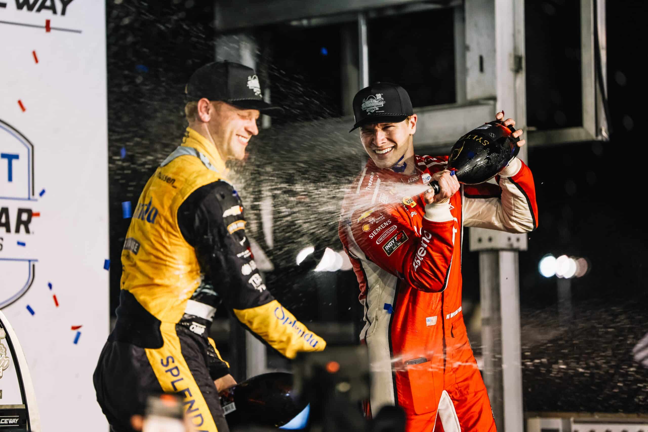 Joe Rasmussen Indycar: Rasmussen tilbage på podiet i ovalkongens triumf - Boxengasse