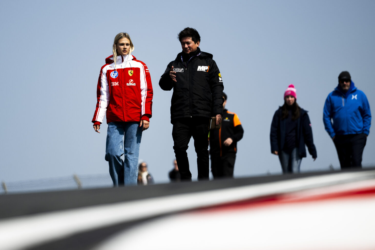 LARSEN Alba (dnk), MP Motorsport supported by Ferrari, Tatuus F4-T421, portrait during the 1st round of the 2026 F1 Academy from March 13 to 15, 2026 on the Shanghai International Circuit, in Shanghai, China - Photo Fabrizio Boldoni / DPPI